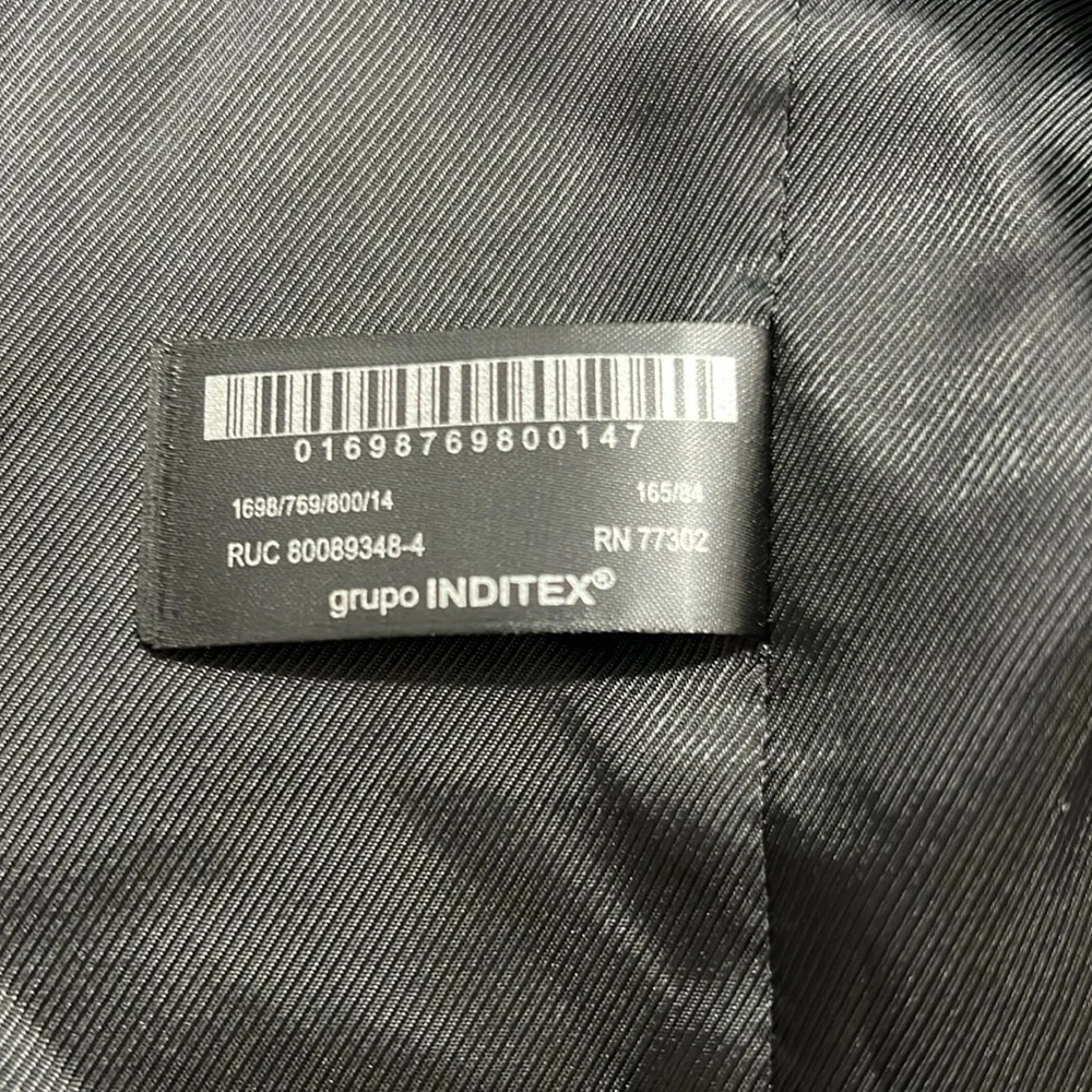 Zara Dress Blazer Black Satin New Boy’s Size 13-14